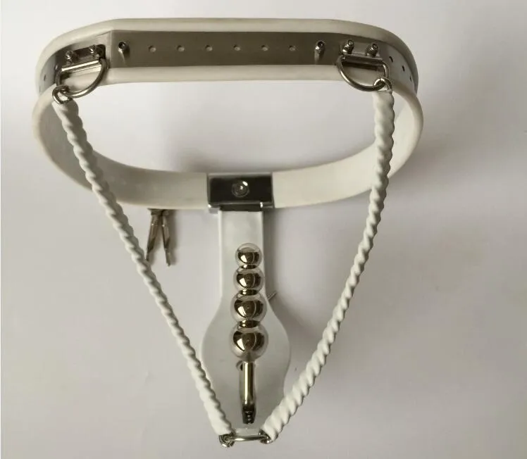 Latest Female Y Type Adjustable Stainless Steel Chastity Belt Device With Vaginal Plug Prevent Masturbation Shield Adult Bdsm Sex Toy