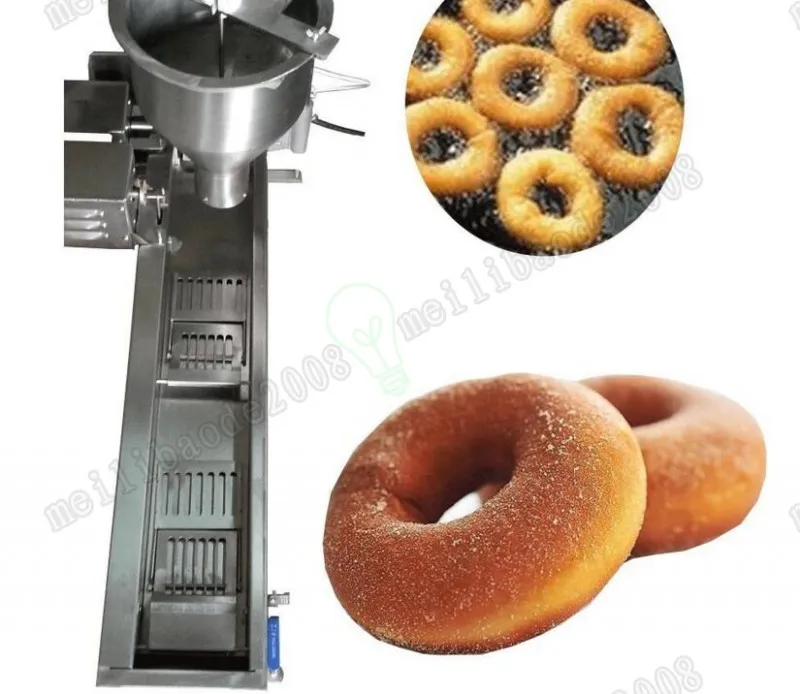 NOVITÀ Uso commerciale 110v 220v Attrezzature la lavorazione degli alimenti Elettrico 4cm 6cm 8cm Auto Donut Donut Machine Maker