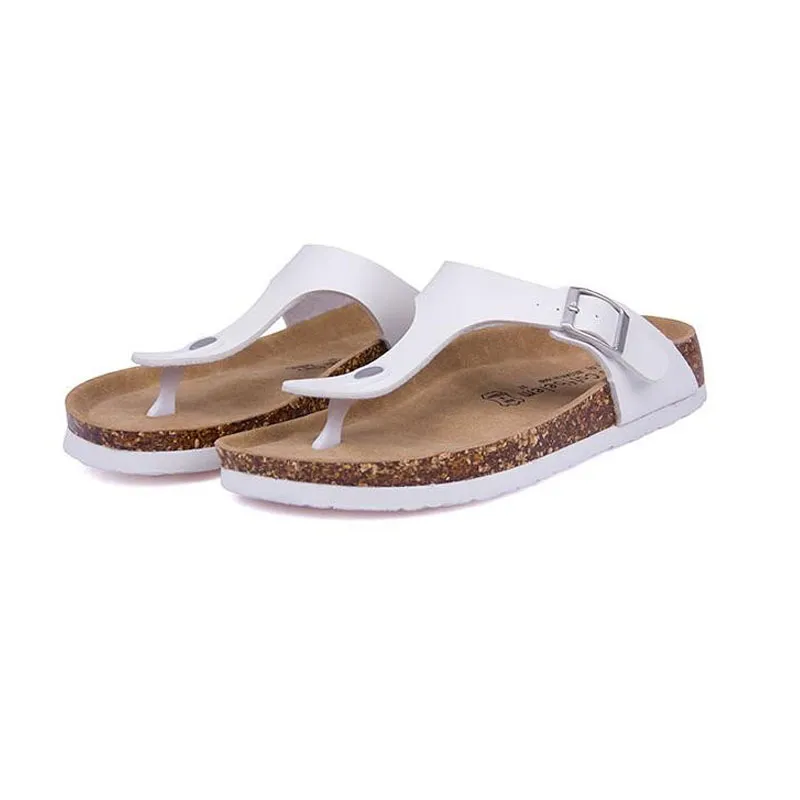 Neue Strand Kork Flip-Flops Slipper 2017 Casual Sommer Frauen Mischfarbe Drucken Slip on Slides Sandalen Flache Schuh