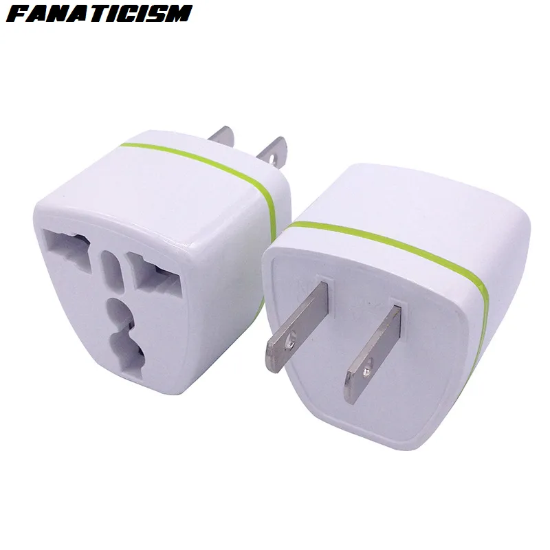 Fanatismus Hohe Qualität CE ROHS Universal UK AU EU zu US Stecker Adapter Konverter USA Reise AC Power Elektrische stecker Adaptador