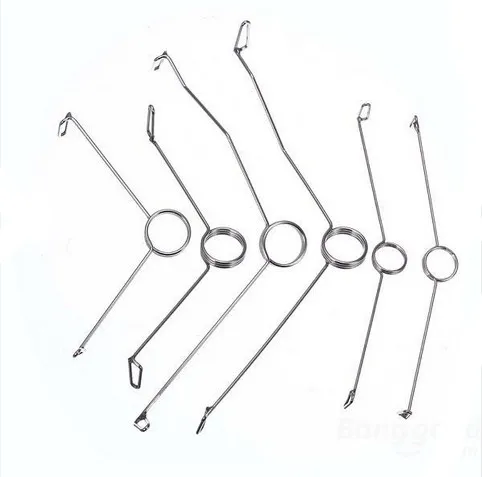 Toptan 6pcs Kilit Seçimleri Yay gerginliği kilidi toplama gerginlik aracı profesyonel çilingir araçları çok işlevli metal gerginlik çubuğu/puch çubuk