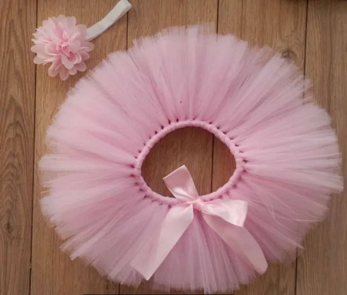 Retail Infant Clothing Set Newborn Baby Gauze Handmade TUTU Skirt With Headband Pography clothing 04M 1651 23647396162