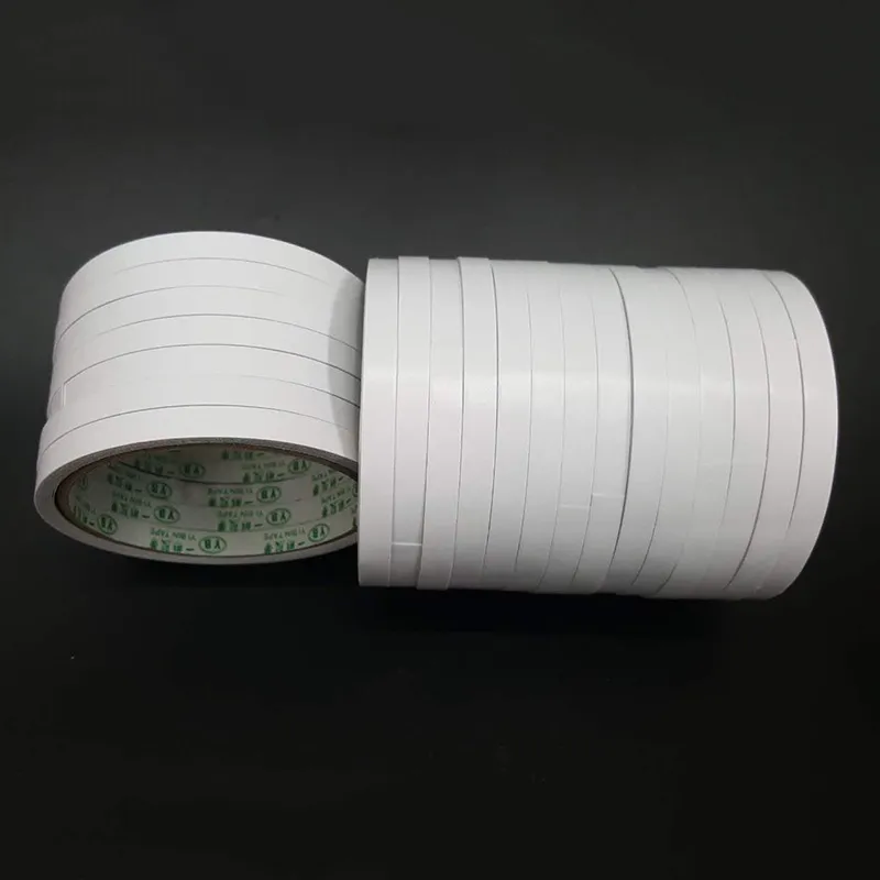 Dubbelhäftande tejp för kontors- och skolpapper tejp förpackningstejp bredd 1,2 cm, 16m längd