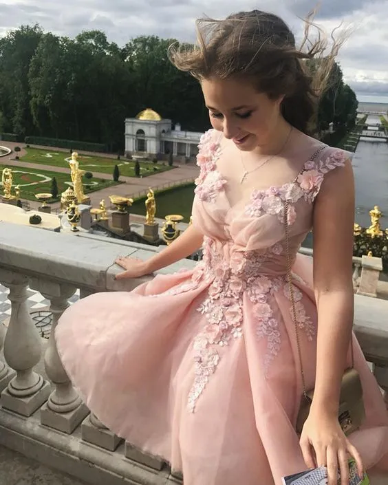 Vestidos de cóctel rosados Vestidos de fiesta Vestidos con cuello en V Vestidos de Vestidos de cóctel rosados Vestidos de fiesta Vestidos con cuello en V Vestidos de