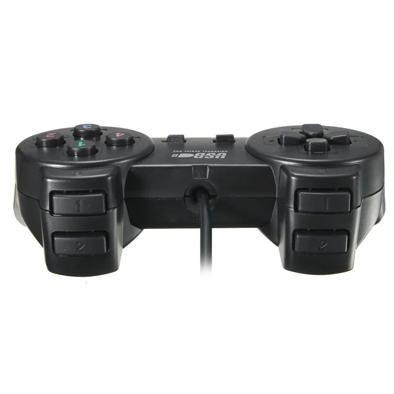 Black USB 2.0 Wired Gamepad Joystick Joypad Gamepad Game Controller for PC Laptop Computer for XP/for Vista