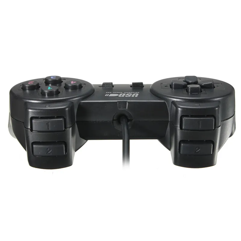 Joystick gamepad cablato USB 2.0 nero Joypad Gamepad Controller di gioco PC portatile XP/Vista