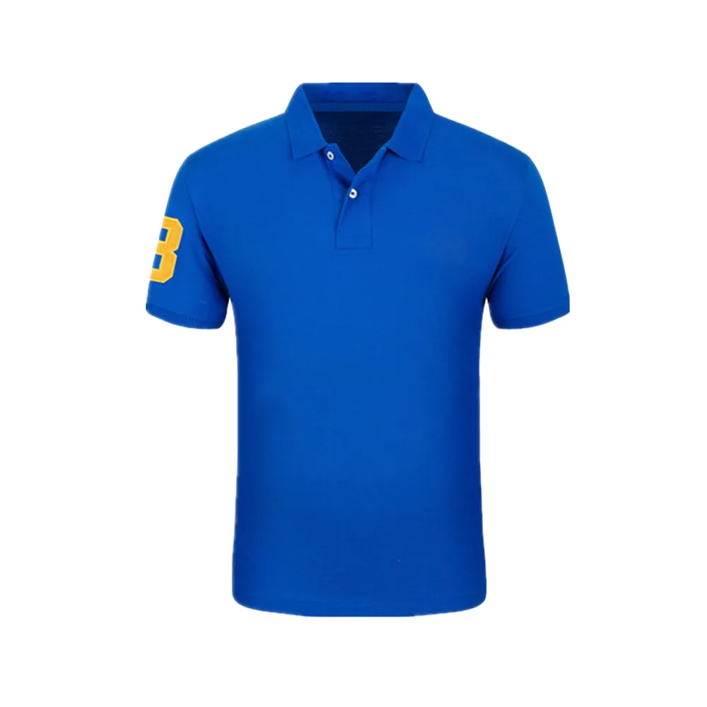 Högkvalitativ känd varumärke POLO SHIRT MEN BOTTOM MALS BROIDERI LOGO MENS CAMISA MASCULINA POLS SHIRT