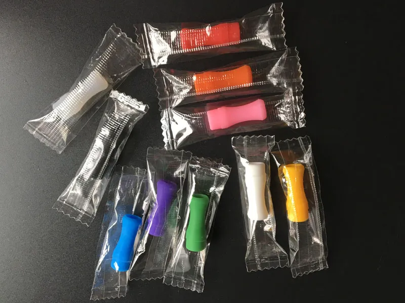 Individually Package Disposable Mouthpiece Cover Silicone Drip Tips 510