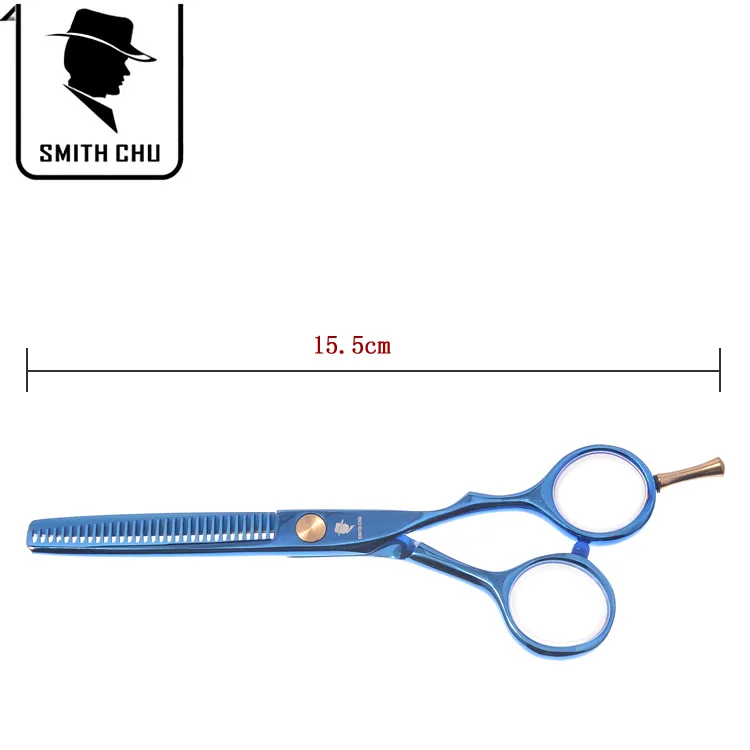 5.5 인치 스미스 CHU 고품질 날카로운 가장자리 가위 전문 절단 얇은 가위 머리 가위 이발사 면도기 미용 세트, LZS0058