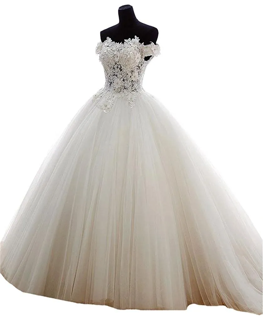 Elegant Lace Lace corset prom dress with Appliques - 2021 Collection (QC122)