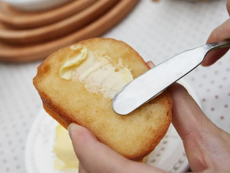 utensili in acciaio posate coltello da burro formaggio dessert marmellata spalmatore colazione strumento #5727