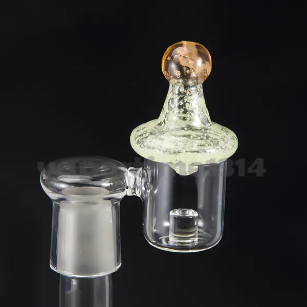 UFO akcesoria do palenia szklane Carb Cap Glow W Dark XL XXL Średnica 30mm dla Quartz Banger Paznokci Paznokci Kolorowe Dąb Rig 653