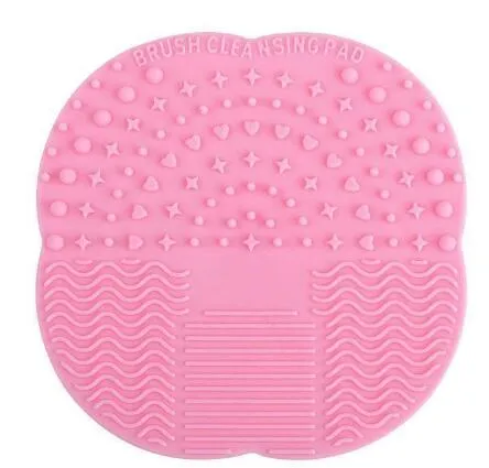シリコーンプロの化粧ブラシクリーナー洗浄スクラバーボード化粧品クリーニングマットパッド無料DHL 2019新しい