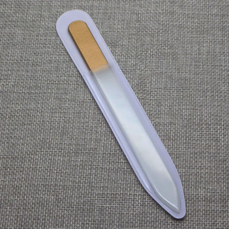 5.5" Glass Nail Files Durable Crystal File Nail Buffer Nail Care Up to to Choose NF014