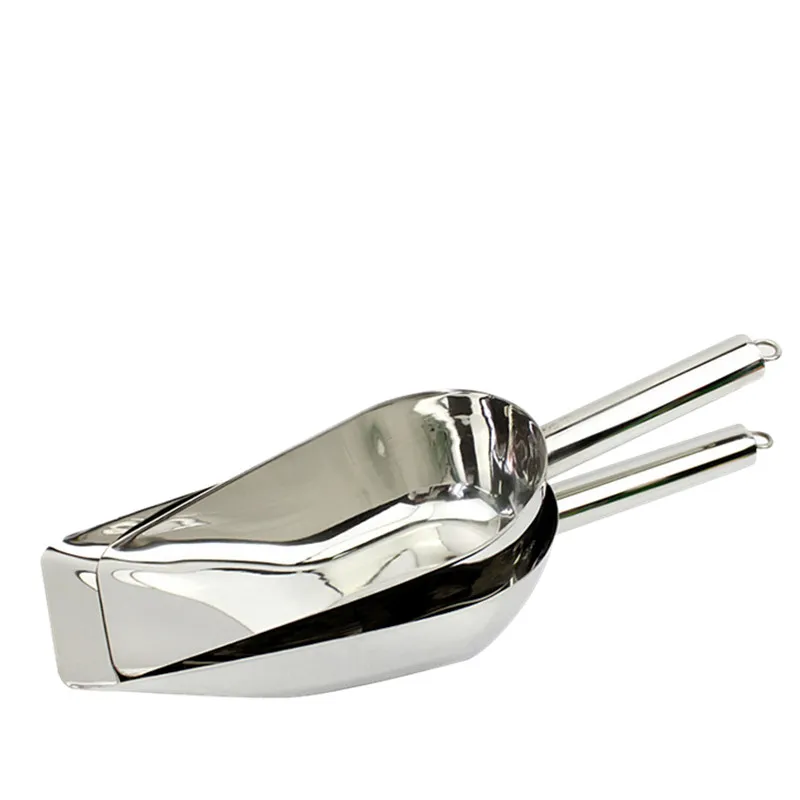 stainless steel ice scoop multifunction nuts grains and cereals flat shovel kitchen home handmade tool