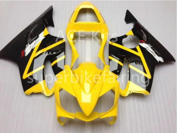 3 brindes para honda cbr600f4i 01 02 03 CBR 600F4i CBR600 2001 2002 2003 ABS motocicleta carenagem amarelo preto AA48