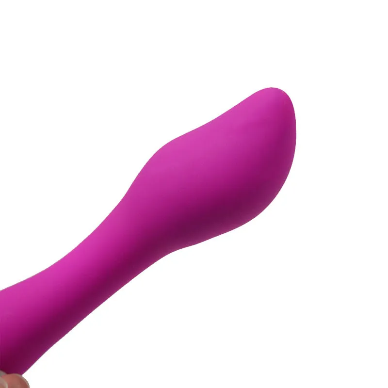 2017 New Big Head Silicone G-Spot Dildo Vibrator Body Massager 30 Snabb Vattentät Oral Clit Bullet Vibrator Kvinnor Erotiska Leksaker 0701