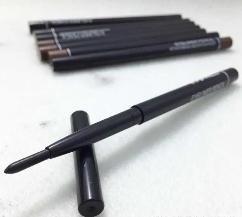 Nouveau maquillage yeux rotatif rétractable avec Vitamine AE Eyeliner imperméable PencilBlackBrown marque eyeliner4339928