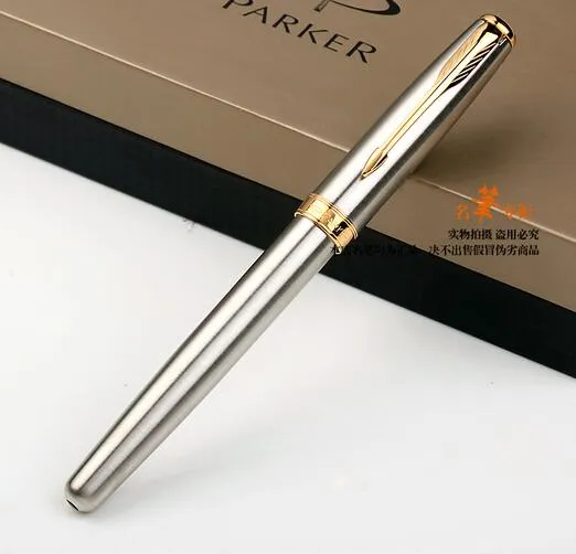 Kostenloser Versand Metall Roller PenSignature Kugelschreiber Excutive Schnelle Schreiben Stifte Schule Büro Lieferanten Briefpapier Set