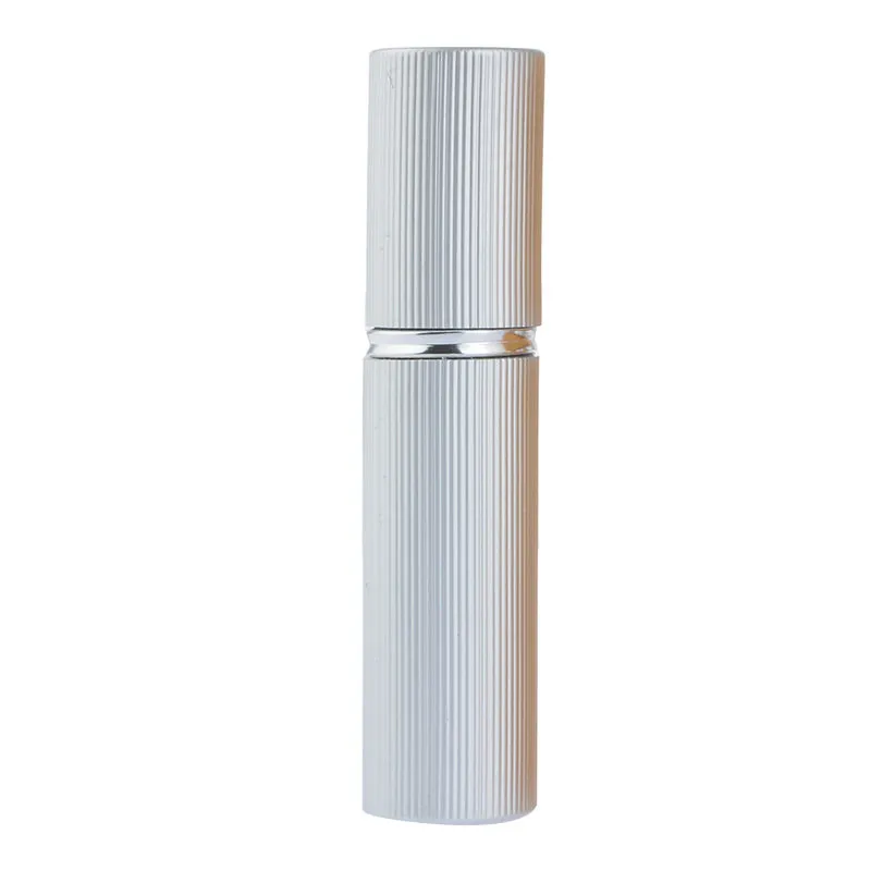 Ny stil Godkvalitet Aluminium Spray Atomizer Travel Refillable Bottle Metal 5ml Parfymflaska Snabb leverans F2017875