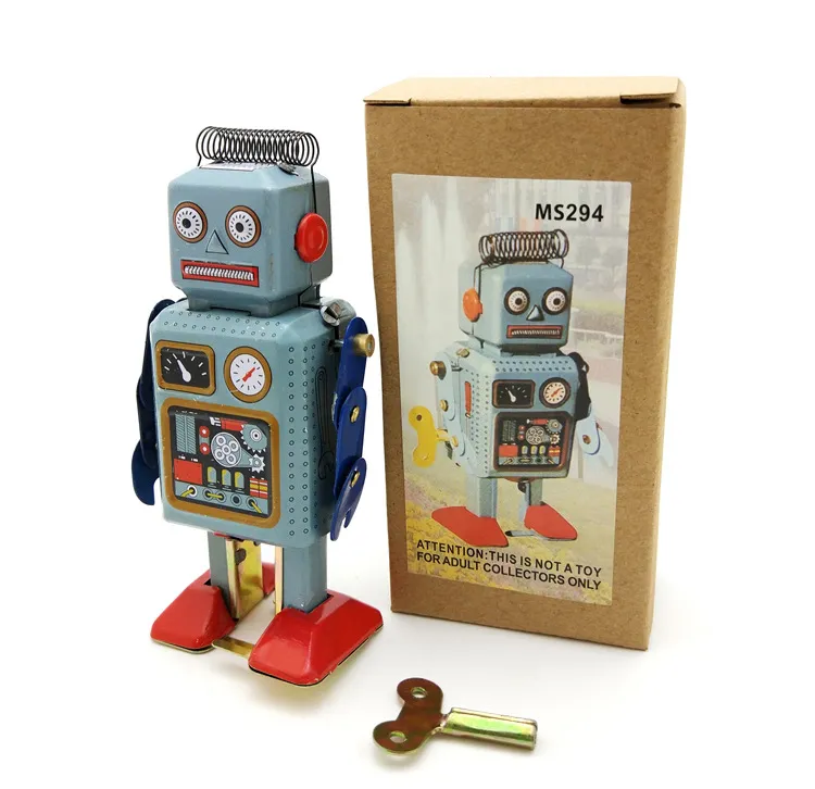 Cartoon Windinguptin Robots Classic Manual Handcrafts Nostalgic Toys Home Accessories Kid039 Party Birthday Presents Collect7606242