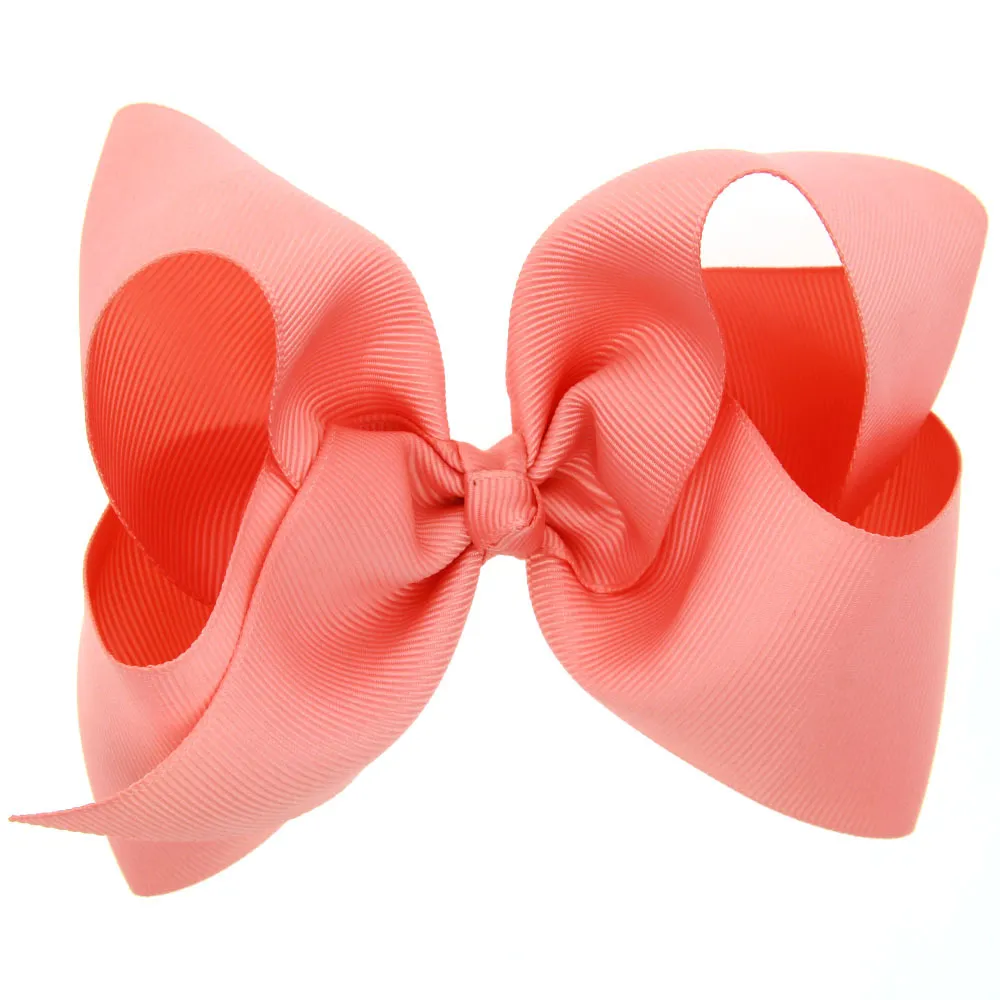 Barrettes Clips 12cm Fashion Baby Girl Big Bowknot Fasce capelli Archi Accessori capelli bambini Baby Hairbows Archi capelli ragazza con clip A6267