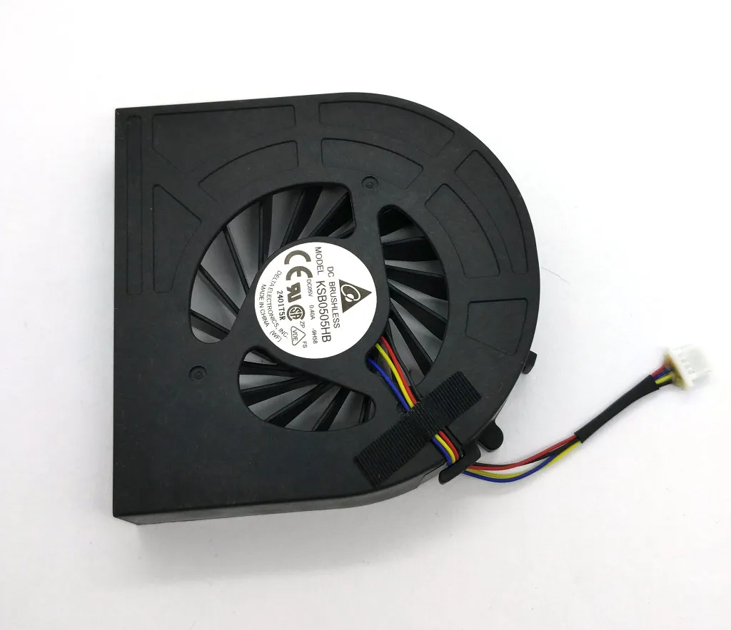 Ny Original Laptop CPU Cooling Cooler Radiator Fan för HP Probook 4520 4520S 4525S 4720S KSB0505HB-9H58 DC5V 0.40A