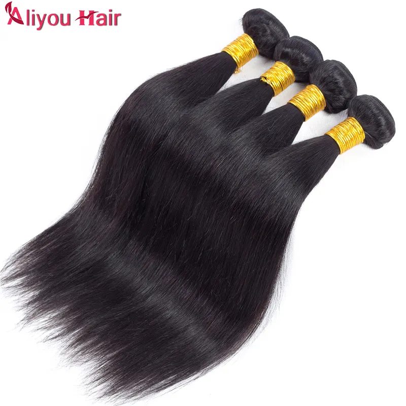 Best Sale Daily Deals Mink Brazilian Straight Virgin Hair Weaves Wet and Wavy Remy Human Hair Bundles Ponytail Wholesale Hair Extensions