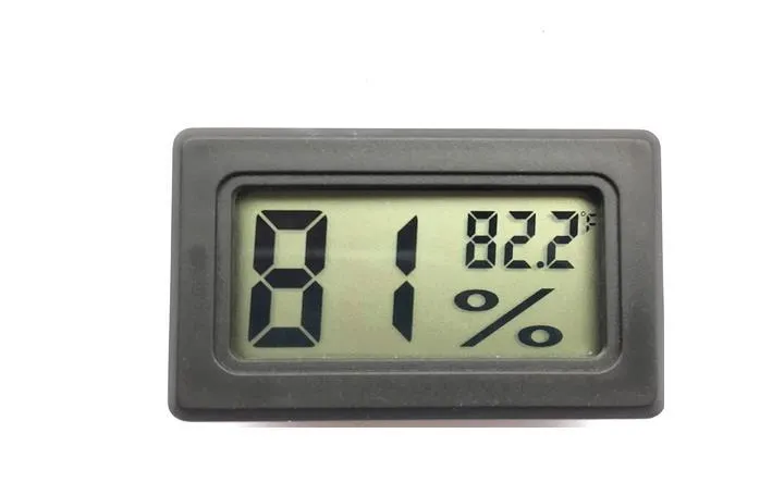 Nya heta fuktmätare inbyggda sensorer inbäddade elektroniska digital hygrometer LCD -skärm T0722 W0.5