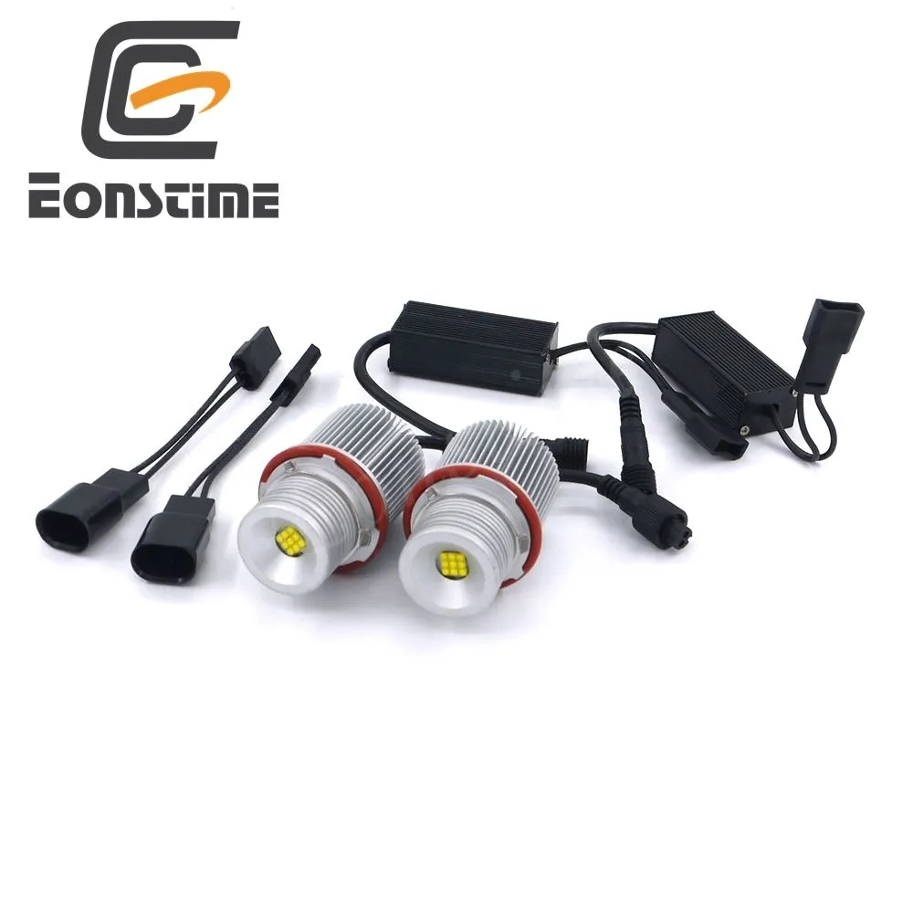 Eonstime Błąd Free 2x45W XBD 9LED ANGE Oczy LED marker żarówki dla BMW E39, E60, E61, E63, E83, X3, X5 E87 525i M5 525I E53 E66