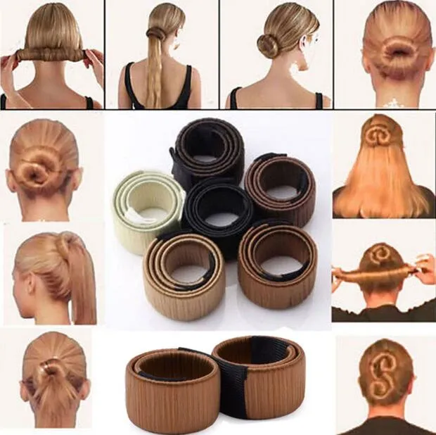 Beliebteste Haargummis für Mädchenhaare, DIY-Styling, French Twist, magisches Haarstyling-Werkzeug, Haarknoten-Maker