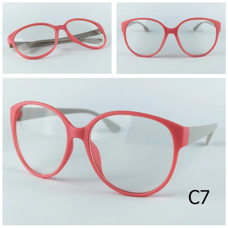 2021New Mode Simple Lunettes Cadre Beauté Dame Lunettes Décoratives Grand Simplicité Cadre Avec Lentilles Claires 9 Couleurs En Gros