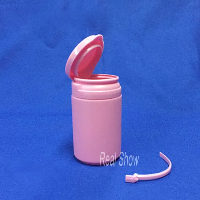 plastic dry food bottle good quality plastic candy 80ml gift bottle hdpe plastic bottle jar with easypulling cap