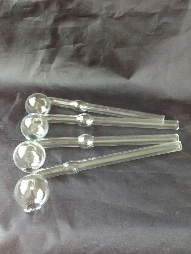 Lange brandende pot glazen bongen accessoires, unieke oliebrander glazen buizen waterleidingen glazen pijp olie rigs roken met druppelaar