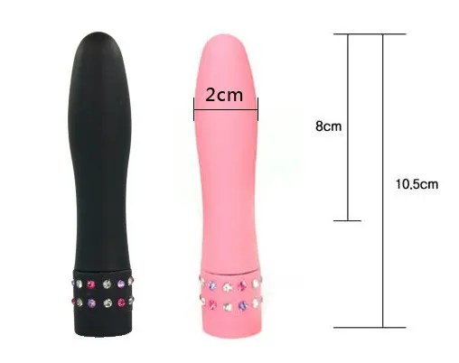 G-spot vibrante diamante vibratori potente impermeabile mini massaggiatore clitoride AV vibratore giocattoli adulti del sesso le donne Prodotti del sesso colori da DHL