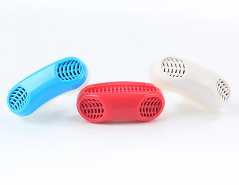 10 pièces 2 en 1 arrêter le ronflement purificateur d'air nez appareil respiratoire apnée garde aide au sommeil dispositif d'arrêt du ronflement Silicone Anti ronflement