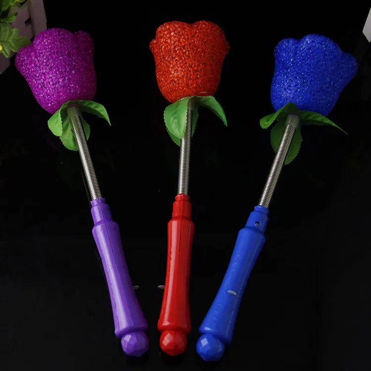 Star Love Heart Flower Bacchetta lampeggiante LED Glow Light Stick Lampeggiante Stick Kids Child Light Up Toy Party Concert Novetly Led Toys ZA1459