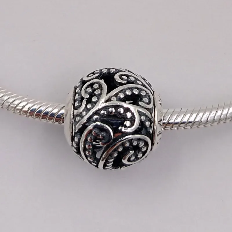 Özgürlük Takılar Otantik 925 STERLING Gümüş Boncuklar Avrupa Pandora Tarzı Takı Bilezikler Kolye Andy Jewel 796012