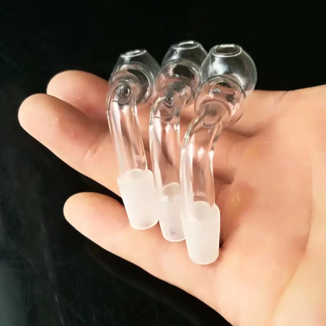Przezroczysty kąt prosty bąbelkowy szklany akcesoria Bongs, szklane rurki do palenia kolorowe mini multimolorowe rury ręczne najlepsze łyżki glas