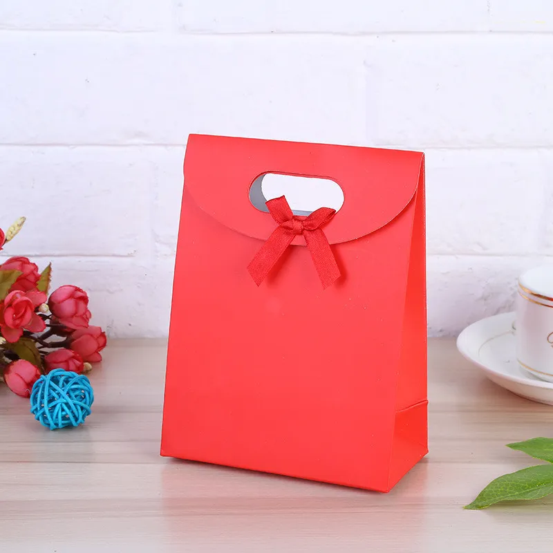 Nieuwe Hot One Set Small + 2 Medium + Grote Maat Kleurrijke Merry Christmas Paper Bag Gift Tassen Verjaardag Sweet Treat Bag Wedding Baby Shower Gift