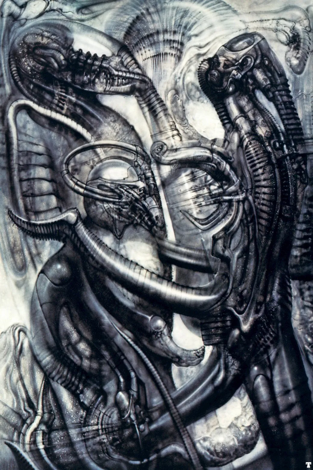 Póster De Arte Hr Giger Li II Póster De Tela 36 X 24 Decor 011 De 10,51