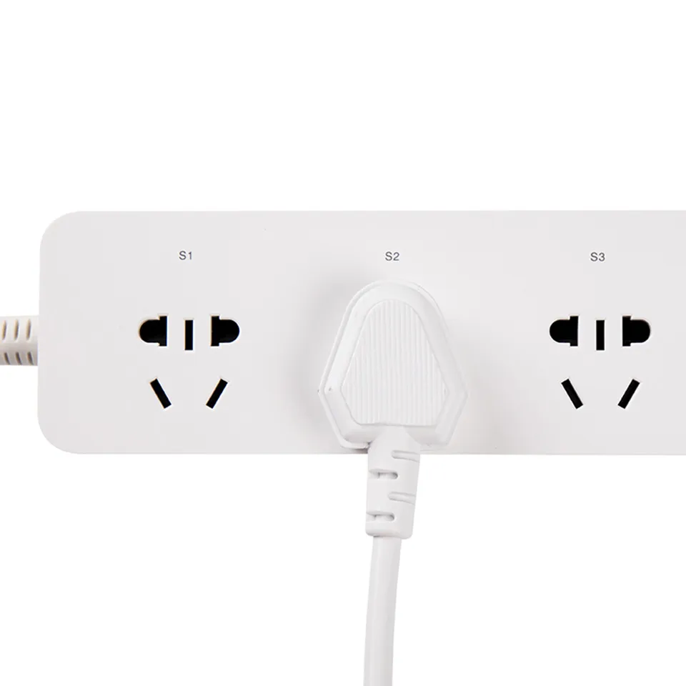 Broadlink MP1 Smart Power Strip Socket Separate Controllerable WiFi Smart Socket 4-Outlet Strömuttag för Smart Automation