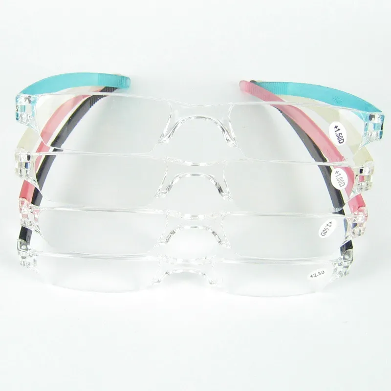 vendita all'ingrosso occhiali da lettura color caramella con opzione muti-color NUOVI occhiali da lettura con penna ultraleggera +100 --- +400 +50 PASSO 6604