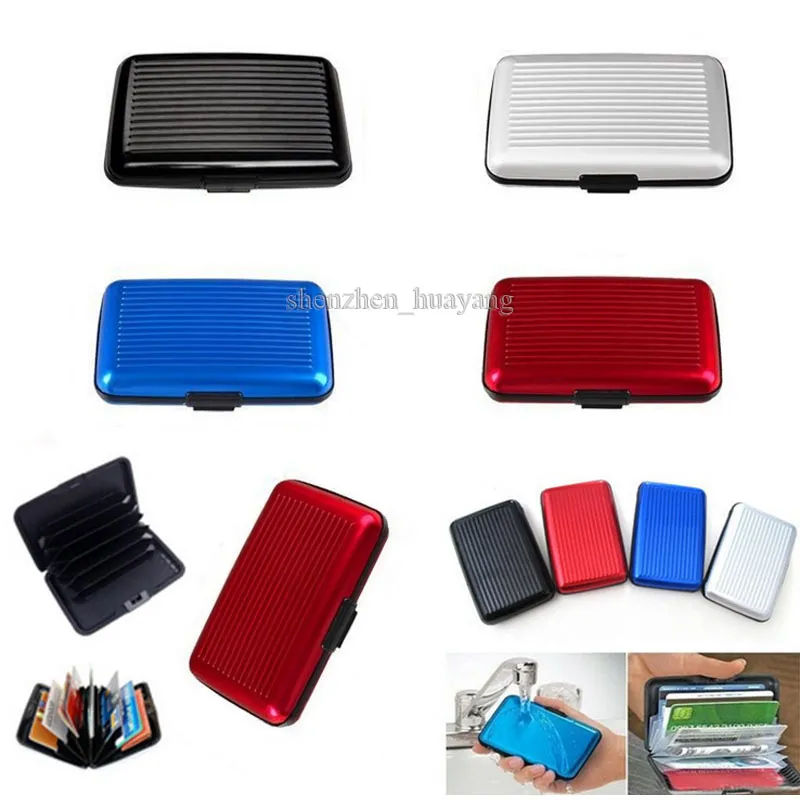 Wallet Card Box Gift Card Holders Unique Box Waterproof Case Box Business ID Credit ...