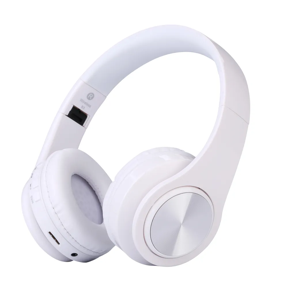 Bluetooth-Kopfhörer WH812 Over-Ear-HIFI-Kopf-Funkkopfhörer mit Mikrofon 3D-Musikmonitor-Headset Gamer-Unterstützung SD-Karte für Telefonanruf Android Xiaomi Sumsamg Tablet