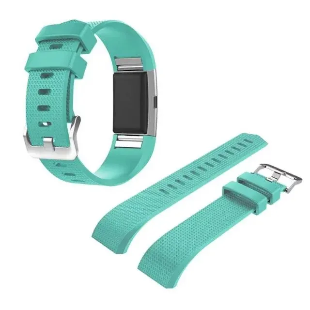 Bandas de Substituição de silicone Para Fitbit Charge 2 Pulseira de Relógio de Pulso Banda Pulseira pulseira esporte 10 pçs / lote