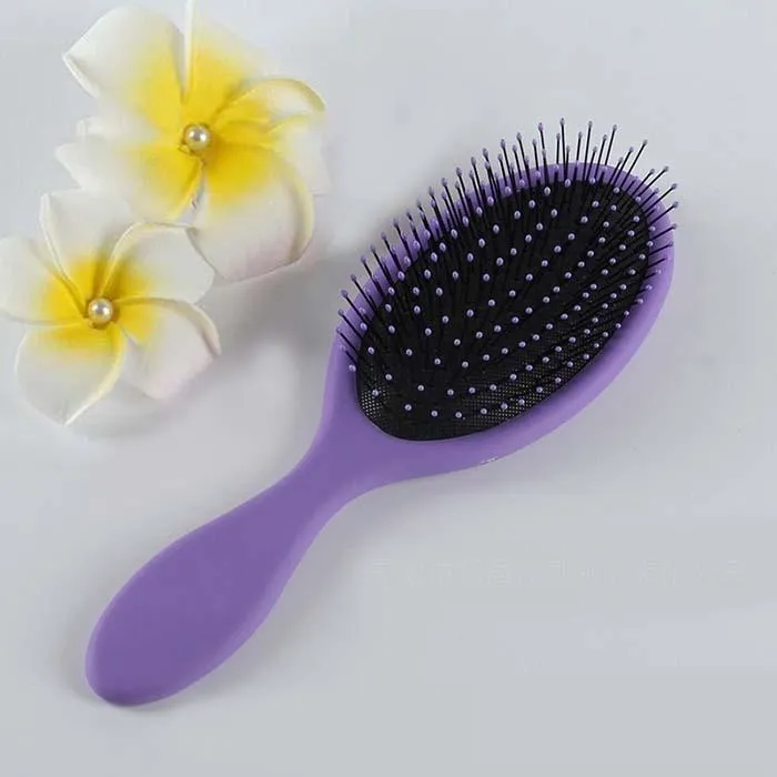 Haarborstel Kammen Magic Detangling Handle Tangle Shower message combs Salon Styling Tamer Tool