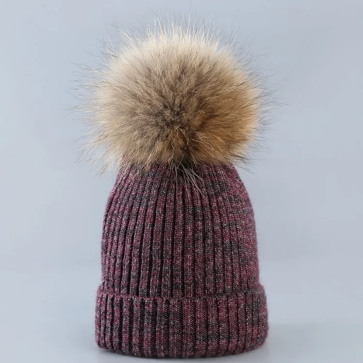 2017 bonnet de laine serré chapeaux dames chapeau de laine parent-enfant protection auditive cheveux chauds tricot chapeau usine prix chapeau de noël