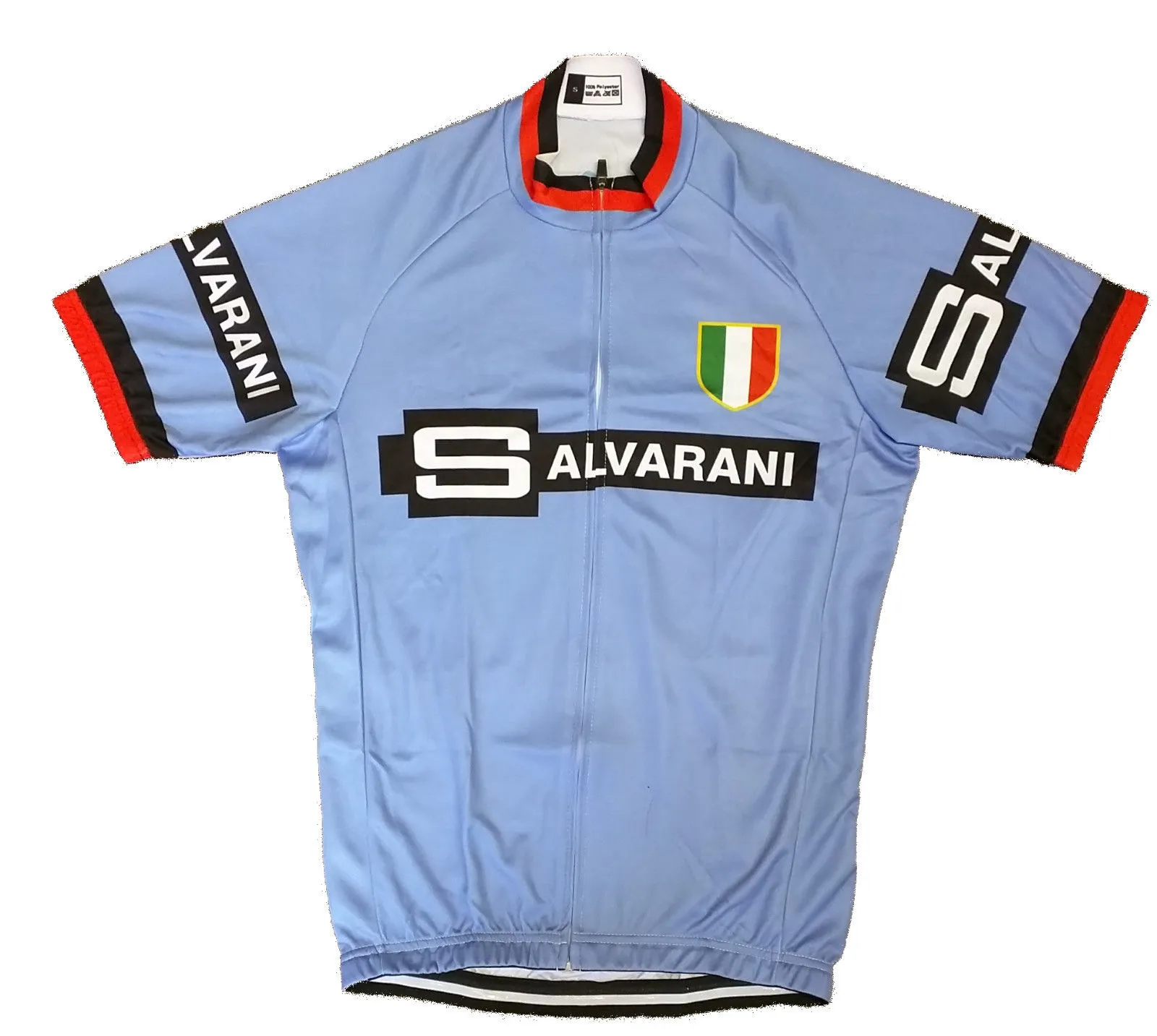 2022 Pro Team SALVARANI VINTAGE Wielertrui Set Ademend Korte Mouw Zomer Sneldrogende Doek MTB Ropa Ciclismo G2176h