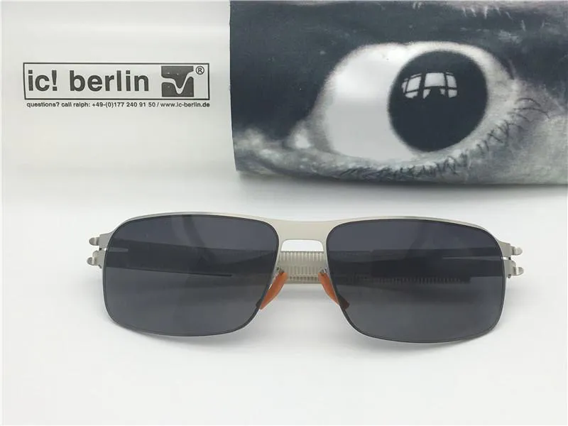 sunglasses germany designer sunglasses IC! Memory sunglasses for men oversize sun glasses removable stainless steel frame